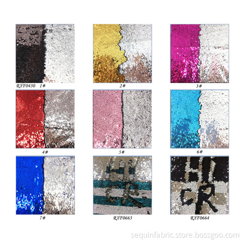 quality 5mm Professional gradient Sequin Fabric Lace roll